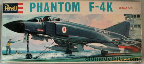 Revell 1/72 McDonnell F-4K Phantom II British Royal Navy- Kikoler Brazil Issue, H129 plastic model kit